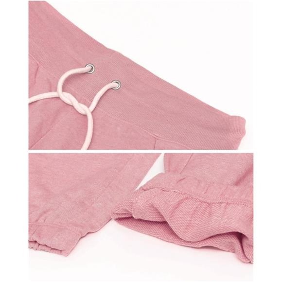 U.S. Polo Womens Sweatpants - Pink Womens Jogger Sweats - Picture 4 of 6